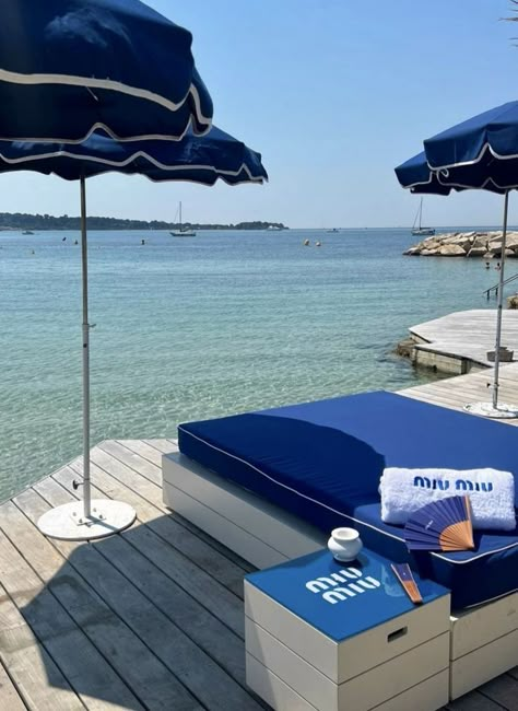 Miu Miu Summer, Country Club Aesthetic, Job Inspiration, Beach Inspiration, Riviera Beach, Summer Club, Beach Events, Event Branding, Boat Party