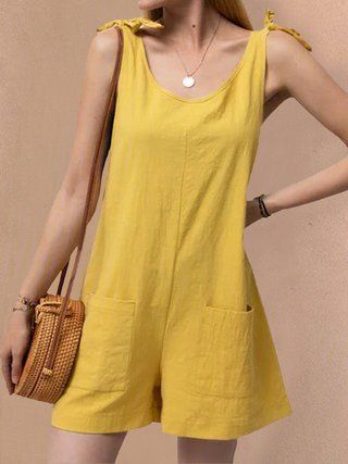 Dungarees Shorts, Solid Color Jumpsuits, Summer Tunics, Loose Jumpsuit, Linen Romper, Jumpsuit Summer, Jaco, Beachwear For Women, Designer Shorts