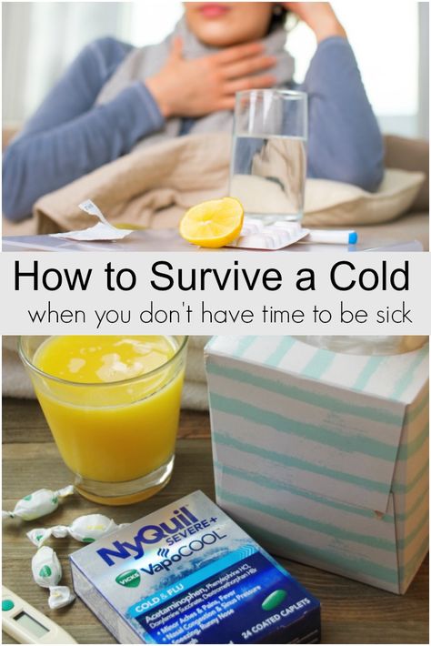 It's important to take a sick day occasionally, however, sometimes you have to power through your cold symptoms and get things done. Here's some tips on how to survive a cold when you don't have time to be sick. How To Get Well When Sick, How To Take Care Of Yourself When Sick, Things To Do When You Have A Cold, How To Not Be Sick, Self Care When Sick, Things To Do When You’re Sick, How To Not Get Sick, Sick Day Tips, Being Sick