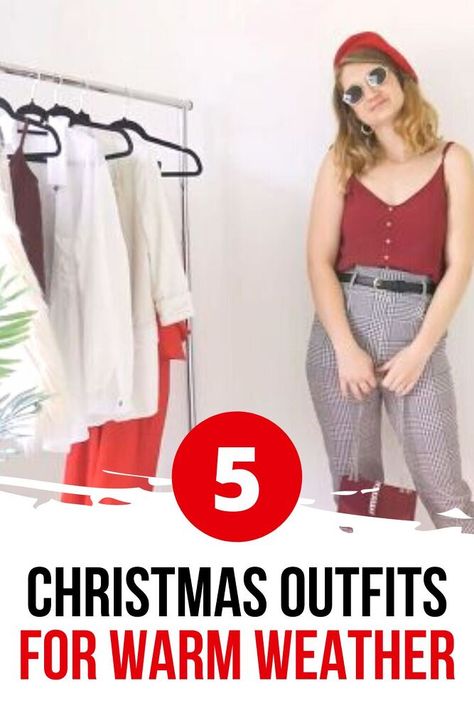 warm weather christmas outfits Christmas Outfits Hot Weather, Warm Weather Christmas Outfits Women, Christmas Outfits For Warm Weather, Hot Weather Christmas Outfit, Warm Weather Holiday Outfit, Christmas Outfit Warm Weather, Christmas Outfit Hot Weather, Warm Weather Christmas Outfit, Xmas Outfit Ideas