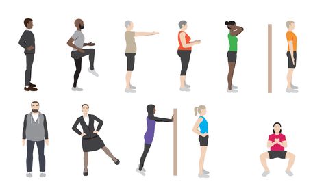 Workout animations for the web app Random Exercise. Workout Animation, Magic Number, Easy Workouts, My Pictures