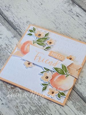 Peach Birthday, Sweet As A Peach, Youre A Peach, Stampin Up Catalog, Sweet Peach, Ink Stamps, Fun Fold Cards, Halloween Cards, Stamping Up