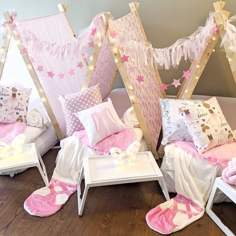 Premium Pink Ballet Sleepover | Gallery Sleepover Themes, Sleepover Tents, Pink Tent, Dream Birthday, Find Picture, 7th Birthday, Dream Room, Toddler Bed, Tent