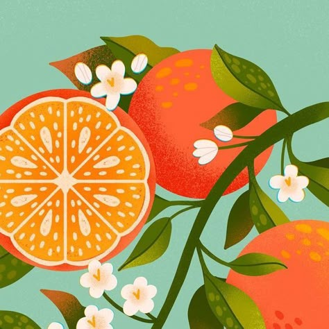 Jess Miller on Instagram: "Sunny & Summery prompt Fruit & Flowers! Revisiting some old favorites with new colors. What fresh fruits are your favorite? 🧡🍊🩵 #sunnyandsummerychallenge Challenge Hosts: @heatherslettering @heyalissandra @jenprocreates @jessmillerdraws @roymeister" Posca Art, Illustration Botanique, Fortnum And Mason, Blossom Print, Fruit Illustration, Illustration Styles, Pinturas Disney, Arte Inspo, Ice Ice Baby