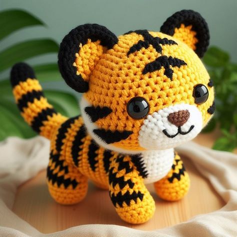 Crochet White Tiger Free Pattern, Tiger Crochet Pattern Free Amigurumi, Crochet Tiger Pattern Free, Tiger Crochet Pattern Free, Tiger Amigurumi Free Pattern, Cat Bag Pattern, Crochet Tiger Pattern, Tiger Crochet, Crochet Tiger