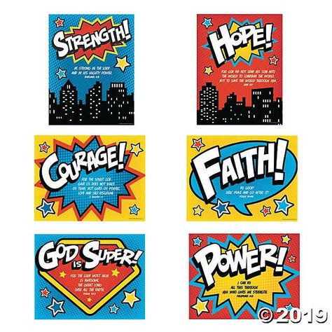 Hero Central Vbs, Superhero Vbs, Hero Crafts, Bible Heroes, Superhero Classroom Theme, Superhero Crafts, Sunday School Classroom, Superhero Classroom, Vbs Themes