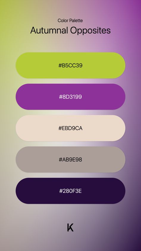 Art · Beauty · Color · Color Palette · Color Psychology · Culture · Design · Fashion · History · Palette · Purple · Autumnal Opposites · Fall · Color Palette Colors Purple Palette, Fall Color Palette With Purple, Color Pallets Purple, Purple Color Pallettes, Purple Color Pallet, Gray Purple Color Palette, Colour Palette Purple, Beetlejuice Color Palette, Html Color Palette