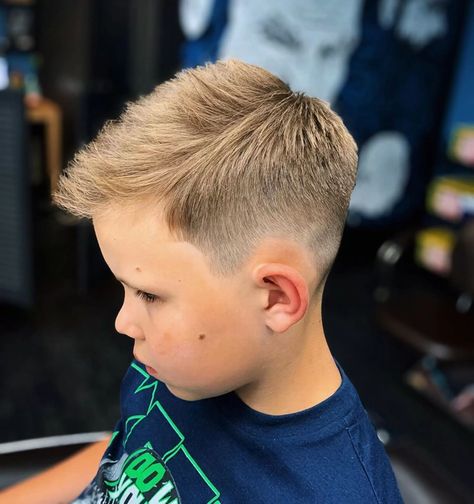 Boys Fade Haircut, Boys Haircut Styles, Boy Haircuts Short, Toddler Haircuts, Cool Boys Haircuts, Tan Skin Blonde Hair, Toddler Boy Haircuts