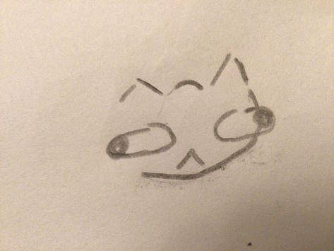 Skiching Drawing Ideas, Skrunkly Cat Drawing, Silly Cat Drawing Sketch, Chibi Drawing Ideas, Simple Cat Doodles, Small Cat Drawing, Silly Little Doodles, Silly Doodles Easy, Funny Doodle Art