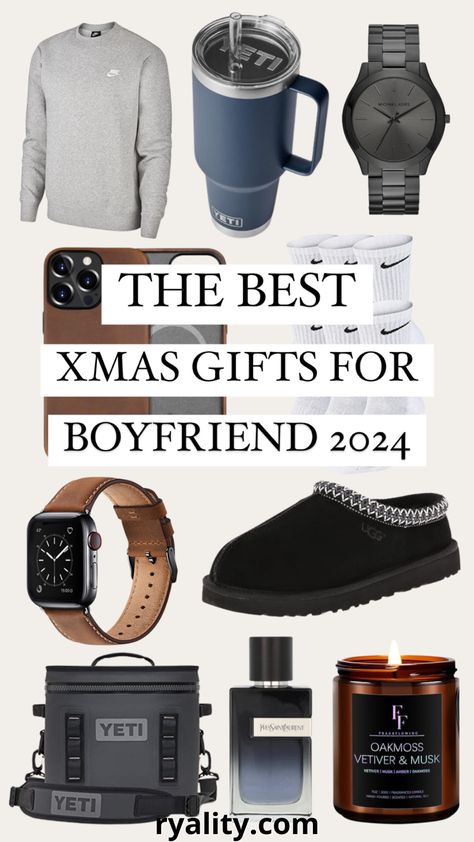 these are some of the best bf gift ideas I've seen for Christmas this year Boyfriend Christmas Ideas Gift, Cute Christmas Gifts For Boyfriend Ideas, First Christmas Boyfriend Gift Ideas, Gift For Crush Boy, Christmas For Boyfriend Gift Ideas, Bday For Boyfriend, Bf Gifts Birthday, Good Gifts For Boyfriends, Boyfriend Gift Ideas Christmas