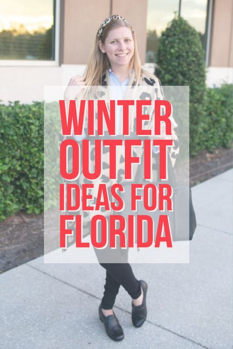 Florida In December Outfits, Outfit Ideas For Florida, Florida In January Outfits, Winter In Florida Outfits, Florida Winter Outfits, Blue Outfit Winter, Florida Chic, Florida Winter, Winter Outfit Ideas