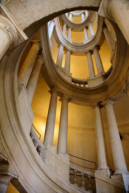 Borromini Staircase, Palazzo Barberini, Rome, Italy Visit Rome, Wow Photo, Magic Places, Fashion Goth, Living In Italy, Corset Waist, Military Ball, Stairway To Heaven, Visit Italy