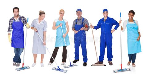 Group of cleaners with mop. Multi Racial Group Of Cleaners Holding Mop Over Whit , #affiliate, #Multi, #Racial, #mop, #Group, #cleaners #ad Janitorial Cleaning Services, Move Out Cleaning, Janitorial Services, Commercial Cleaning Services, Professional Cleaners, Cleaning Companies, Office Cleaning, Professional Cleaning Services, House Cleaning Services