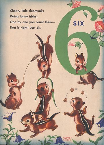 CHILDREN'S COUNTING CARDS - Artwork: Florence Sarah WinshipPublished: 1942 Whitman Publishing Counting Rhymes, Nursery Rhymes Poems, Old Nursery Rhymes, Nursery Rhymes Lyrics, Childrens Poems, Nursery Songs, Childrens Poetry, Poetry For Kids, Counting Books