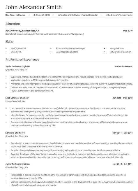 Software Engineer Resume, Engineering Resume Templates, Engineer Resume, Engineering Resume, Resignation Letters, Linux Operating System, Online Resume, Create A Resume, Docs Templates