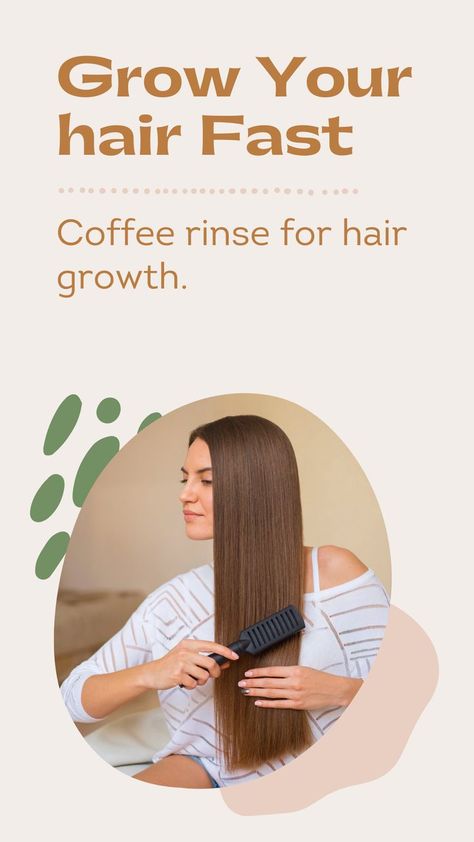 Coffee Rinse is one of the best hair gowth method used to know wheather you want to make your hair soft or want to grow it. Coffee rinse is the perfect for hair growth Coffee Hair, How To Grow Your Hair Faster, Make Coffee, Grow Long Hair, For Hair Growth, Hair Growth Tips, How To Make Coffee, Best Hair, Hair Care Tips