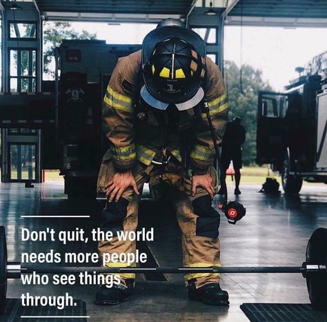 Firefighter Quotes Motivation, Firefighter Photography, Female Firefighter Quotes, Firefighter Brotherhood, Firefighter Calendar, Firefighter Training, Firefighter Art, Firefighter Wedding, Firefighter Humor