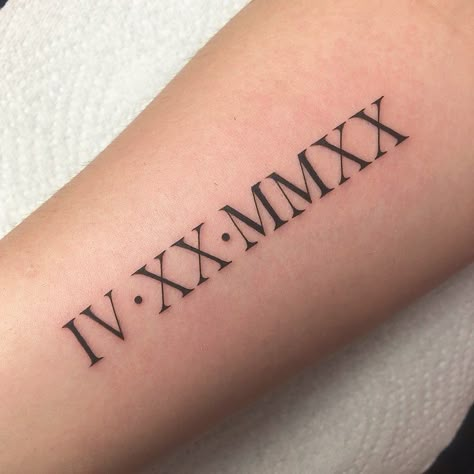 Tattoo Fonts Numbers Roman Numerals, Roman Times Tattoo, Roman Numeral Tattoo Styles, Tattoo Of Roman Numerals, Fonts For Roman Numeral Tattoo, 30 Roman Numeral Tattoo, Tattoo Fonts Roman Numerals, Tattoo Roman Numeral Fonts, Tattoo Designs Men Roman Numerals