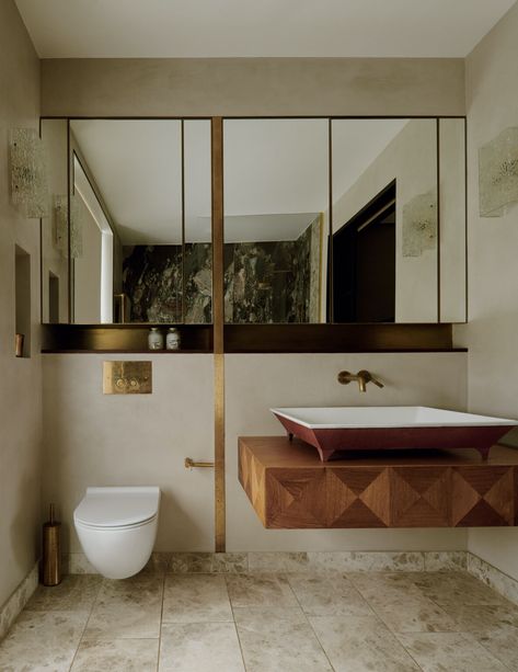 The Reclaimed Bath: 8 Retrouvius Designs Featuring Vintage and Salvaged Components Vintage Pedestal Sink, Antique Faucet, Vintage Faucet, Vintage Sink, Cast Iron Sink, Cast Iron Bathtub, Modern Sink, Norman Foster, Wooden Beams