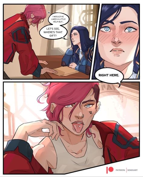 League Of Legends Comic, Vi League Of Legends, Jinx League Of Legends, Gay Comics, League Of Legends Characters, Lesbian Art, Girlfriend Goals, Lgbt Art, Queer Art