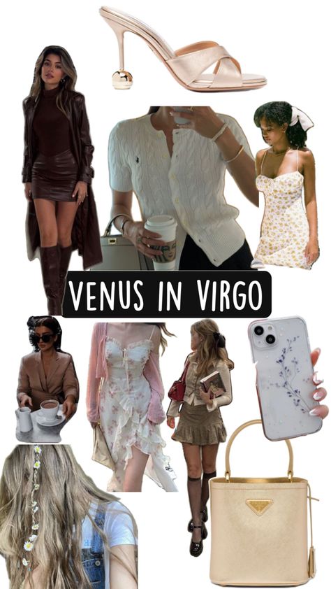 Academia meets purity Dress Like Your Venus Sign, Virgo Outfits, Virgo Aesthetic, Venus In Virgo, Venus Sign, Venus In Leo, Venus In Gemini, Virgo Personality, Venus Fashion