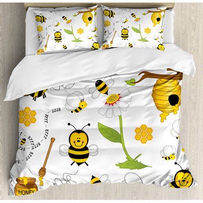 Chamomile Print, Home Collage, Bee Room, Flower Duvet Cover, Tommy Bahama Bedding, Print Duvet Cover, Curtains Headboard, Spring Animals, Boy’s Room