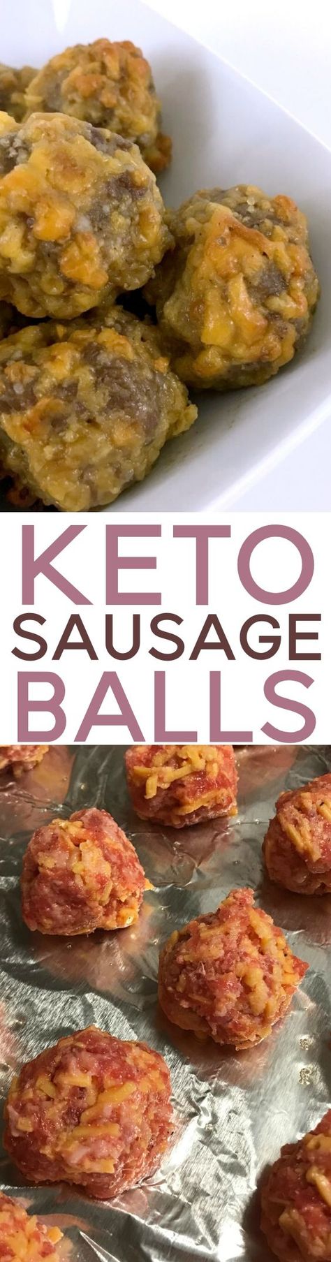 These Keto Sausage Balls are a crowd favorite! Made with no flour at all - these low carb sausage balls are a perfect keto snack, keto appetizer or for your weekly keto meal prep! #ketorecipes #ketosausageballs #ketorecipe #easyketorecipe Low Carb Sausage Balls, Gluten Free Sausage Balls, Easy Sausage Balls Recipes, Keto Sausage Balls, Low Carb Sausage, Sausage Puffs, Fitness Meal Prep, Keto Sausage, Keto Smoothie Recipes