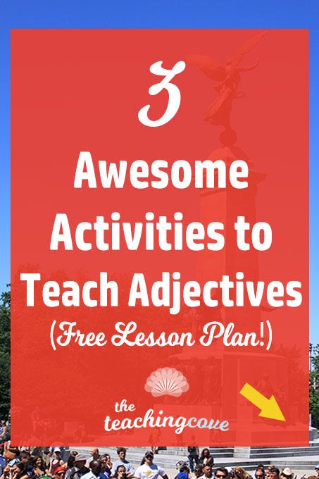 Need help teaching grammar? Want to teach grammar or teach adjectives to ESL students or native English speakers? Go here to read today's post: https://www.teachingcove.com/esl/adjectives/ Check out my 3 Awesome activities, backed up by a grammar resource textbook. Join The Teaching Cove for FREE English teaching printables and motivational posters updated monthly, too! https://www.teachingcove.com Adjectives Lesson, Teaching Adjectives, Online Teaching Resources, Teaching Lessons Plans, Grammar Games, Teaching Printables, Native English, Esl Classroom, Teaching English Grammar