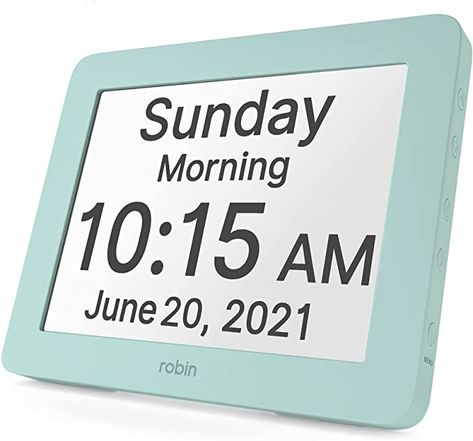 Calendar Clock, Robin Day, Bedside Clock, Calendar Reminder, Clock Digital, Alcohol Ink Crafts, Radio Alarm Clock, Digital Calendar, Digital Clocks