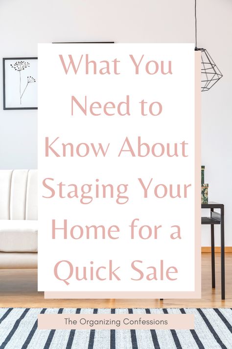 What You Need to Know About Staging Your Home for a Quick Sale Tips For Staging House To Sell, Prepare To Sell Your Home, Staging A Home For Sale, How To Rent Out Your House, How To Stage Your House To Sell, Tips For Selling Your House, Selling House Tips, Diy Home Staging, Staging House