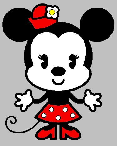 Disney Cuties Minnie Y Mickey Mouse, Disney Clipart, Disney Cuties, Mickey And Minnie Mouse, Disney Coloring Pages, Mickey Mouse And Friends, Cute Easy Drawings, Mickey And Minnie, Mickey Minnie Mouse