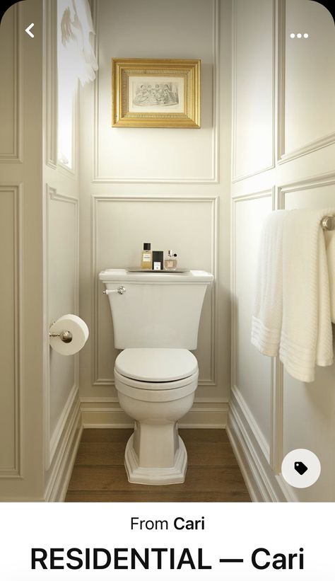 Edwardian House Interior, Half Bathroom Remodel, Los Angeles Interior Design, Bathroom Remodels, Interior Home Decor, Interiors Inspiration, Toilet Room, Small Bathroom Ideas On A Budget, Steam Showers Bathroom