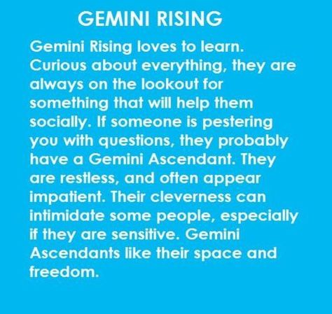 rising sign gemini | Gemini Ascendant, that's my rising sign! | Love, laugh, live Rising In Gemini, Gemini Rising Sign, Rising Gemini, Psychology Astrology, Gemini Ascendant, Name Astrology, Virgo Queen, Sidereal Astrology, Psych Major