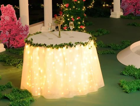 Enchanted Garden Prom, Enchanted Prom, Fairytale Prom, Prom Committee, Enchanted Forest Prom, Wedding Food Table, Homecoming Themes, Prom Planning, Prom Decorations