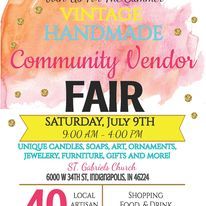 Community Vendor Fair Watercolor Overlay, Show Invitation, Invitation Handmade, Show Flyer, School Pto, Fundraiser Flyer, Gold Glitter Confetti, Summer Fair, Business Launch