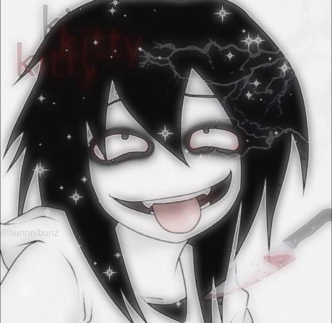 Creepy Smile, Emo Pfp, Creepypasta Cute, Emo Art, Creepypasta Characters, Profil Anime, Scene Emo, Scene Kids, Gothic Anime