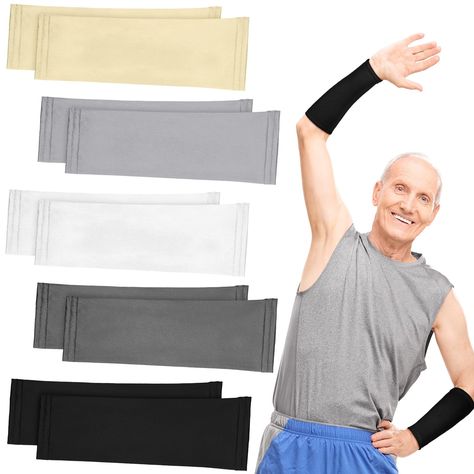 (Sponsored) Janmercy 10 Pairs Arm Skin Protection Forearm Sleeves Skin Protector Protective Sleeves for Arms Protective Short Protective Arm Covers Forearm Sleeves for Men Women Gardening Work Bruising Abrasions #tattoosleevesformen Tattoo Sleeves For Men, Women Gardening, Sleeves For Men, Forearm Sleeve, Tattoo Sleeves, Arm Sleeves, Mens Sleeve, Riding Motorcycle, Arm Sleeve