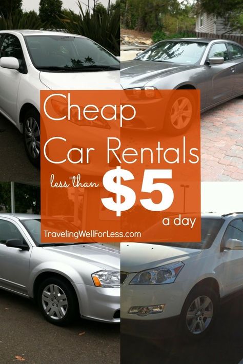 Twice a year you can score cheap car rentals for less than $5 a day. Click through the post to learn more. | travel deals | travel hacks | TravelingWellForLess.com Rental Car Hacks, Frugal Travel, Me Images, Places To Rent, Car Rental Company, Car Rentals, Cheap Car, Rental Company, Cheap Cars