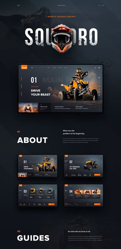 Design Sites, Quad Bikes, Web Design Websites, Car Advertising Design, Ui Design Website, Ecommerce Web, Ux Design Inspiration, Web Ui Design, Design Websites