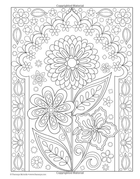 Thaneeya Mcardle Coloring Pages, Thaneeya Mcardle, Creative Art Activities, Follow Your Bliss, Coloring Pages For Grown Ups, Adult Colouring Printables, Pattern Coloring Pages, Detailed Coloring Pages, Perforated Paper