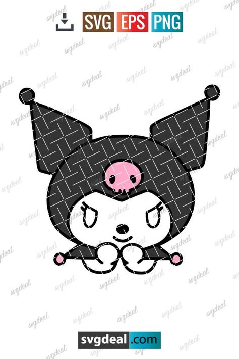 Kuromi Svg Kuromi Svg Free, Hello Kitty Svg Free, Kuromi Outline, Kuromi Svg, 11 Birthday, Cricut Air 2, Cricut Air, Start Now, Cricut Projects Vinyl