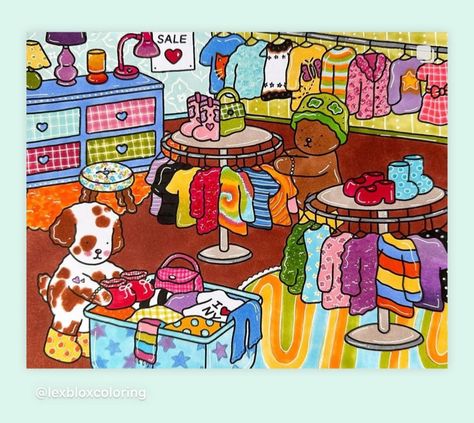 Coloring Patterns Ideas, Finished Bobbie Goods Coloring Pages, Coco Wyo, Pop Art Coloring Pages, Bobbie Goods, 2000s Cartoons, Detailed Coloring Pages, Cartoon Coloring Pages, Cool Coloring Pages