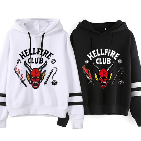 Hot Topic Stranger Things, Stranger Things Hoodie, Stranger Things Merch, Stranger Things Outfit, Hellfire Club, Men Aesthetic, Stranger Things 2, Stranger Things 4, Clubbing Aesthetic