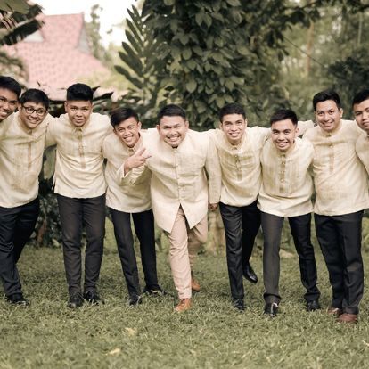 Filipiniana Wedding Theme, Groom Squad, Wedding Motif, Filipiniana Wedding, Wedding Entourage, Wedding Motifs, Wedding Outfits, Wedding Outfit, Wedding Inspo