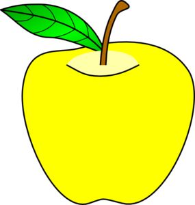 Yellow Apple Clip Art Fruits Doodle, Curriculum Director, Apple Clip Art, Apple Clipart, Apple Template, Fruit Doodle, Apple School, Apple Images, Preschool Designs