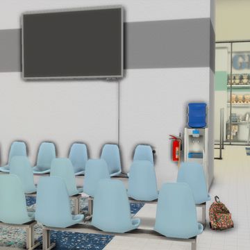 Sims 4 Medical Cc, Sims 4 Hospital Cc, Sims 4 Hospital, Lotes The Sims 4, Build Credit, Delivery Room, Willow Creek, Hospital Furniture, Therapy Room