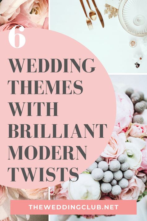 Unusual Wedding Themes, Unique Wedding Themes Creative, Wedding Styles Themes Modern, Wedding Themes 2024, Wedding Theme Ideas Unique, Wedding Theme Ideas Elegant, Different Wedding Themes, Weddings By Season, Wedding Styles Themes