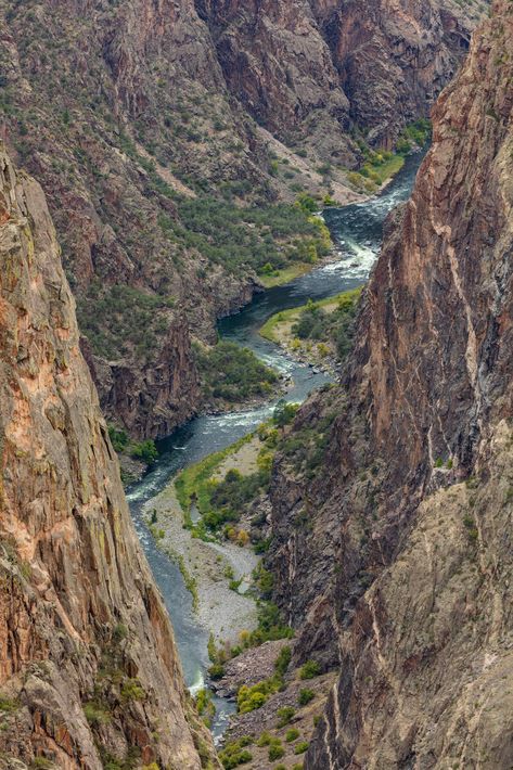 Painted Wall in Black Canyon of the Gunnison. Photo by: Duncan Rawlinson Paonia Colorado, Black Canyon Of The Gunnison, Gunnison National Park, Black Canyon, Imagination Station, Colorado Vacation, Colorado Hiking, Painted Wall, Hiking Trails