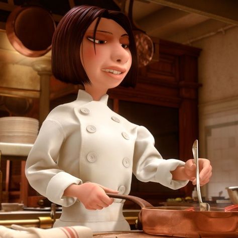 Colette from Ratatouille Ratatouille Pfp, Ratatouille Characters, Ratatouille Movie, Ratatouille 2007, Ratatouille Disney, Pixar Characters, Girl Crushes, Disney Art, Girl Cartoon