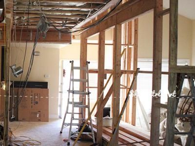 Laundry nook in garage make-over - before and demo Convert Garage To Laundry Room, Laundry Room In Garage Ideas Layout, Laundry In Garage, Laundry Room Addition, Hidden Laundry Rooms, Garage Laundry Rooms, Laundry Nook, Hidden Laundry, Garage Diy